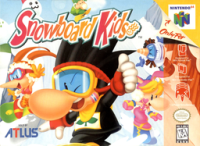 Snowboard Kids PAL Nintendo 64 PAL box art